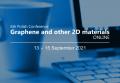 Grafika konferencji “Graphene and other 2D materials”