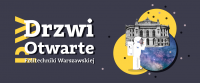 Grafika promująca Drzwi Otwarte Politechniki Warszawskiej
