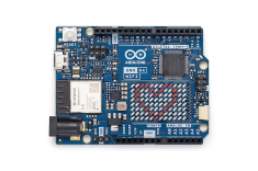 R4 version of the Arduino UNO board, with WiFi and LED Matrix, fot. https://store-usa.arduino.cc/products/uno-r4-wifi