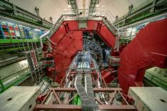 Photo showing the view of the ALICE experiment at CERN