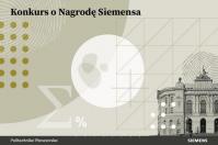 Grafika promująca 26. edycję Nagrody Naukowej Siemensa