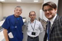 Od lewej: Bing Wang, Tatsuhiko Imaoka, Krzysztof Fornalski